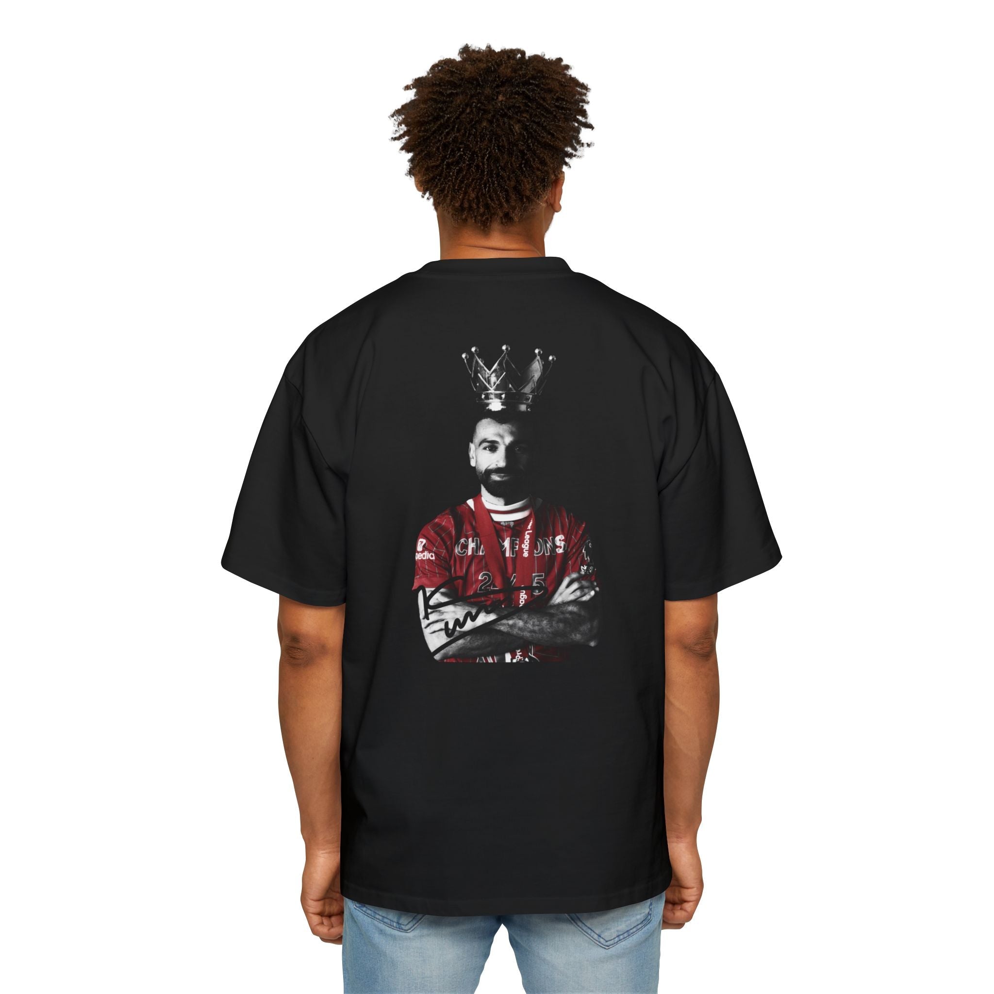 Egyptian King Back Print Oversized Shirt