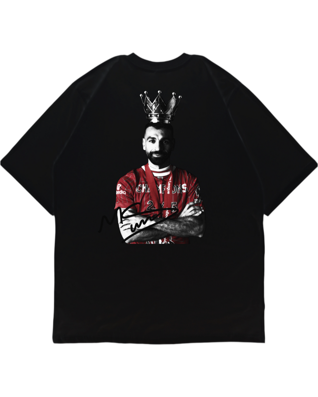 Egyptian King Back Print Oversized Shirt