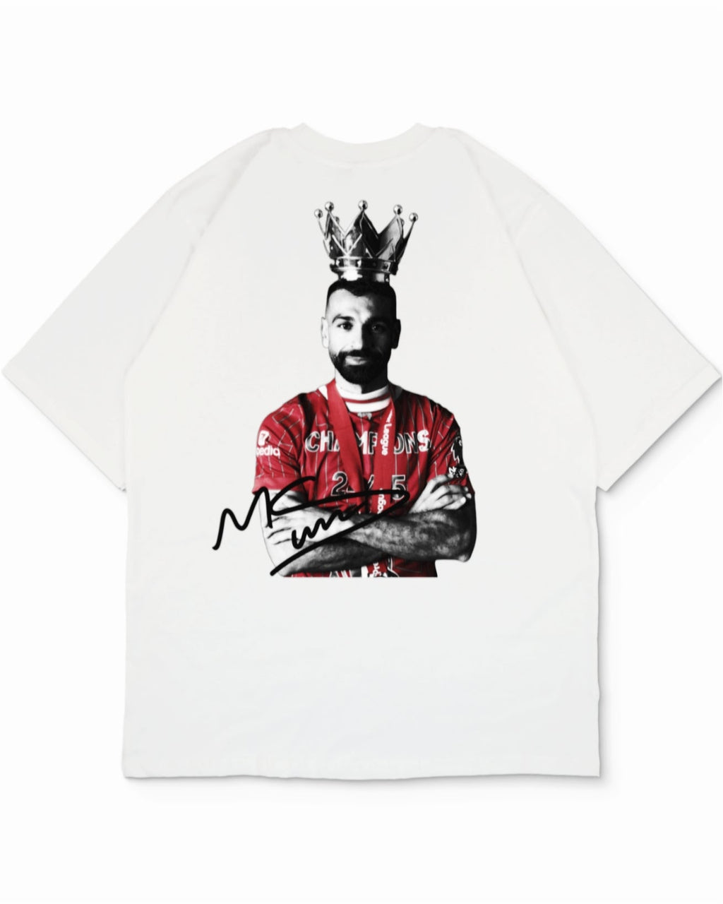 Egyptian King Back Print Oversized Shirt